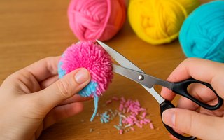 how to make yarn pom poms