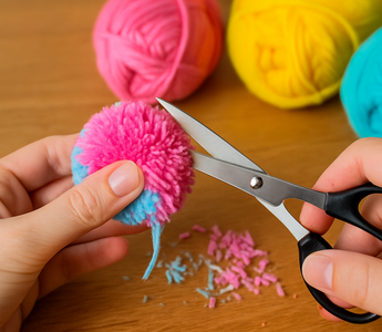 how to make yarn pom poms