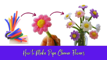 How to Make Pipe Cleaner Flowers: Easy DIY Craft Guide – Caydo
