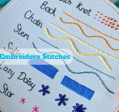 Types of Embroidery Stitches: 15 Must-Know Basics & Beyond