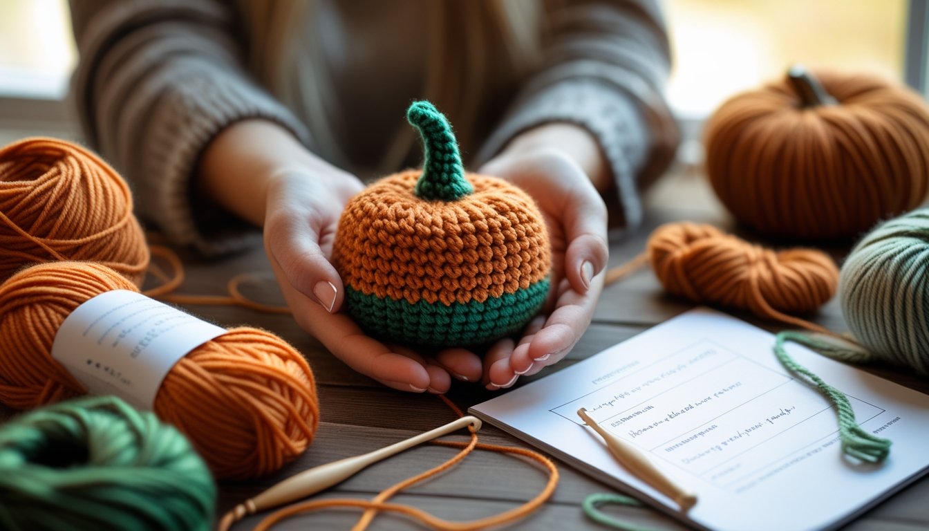 Easy Crochet Pumpkin Pattern for Beginners – Caydo