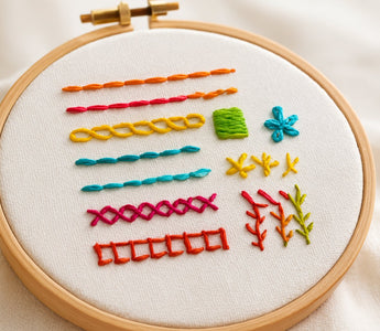 10 basic embroidery stitches