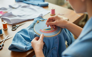 how to embroider on clothes