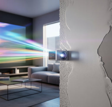 projector paint vs screen