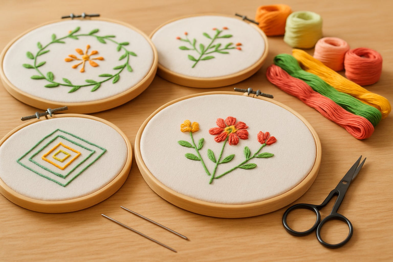 Simple Embroidery Patterns for Beginners to Try β Caydo