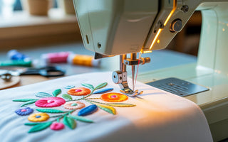 how to embroider with a sewing machine