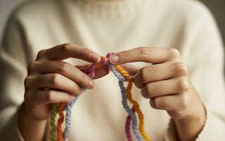 how to finger knit