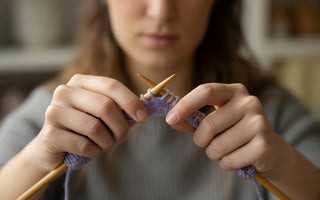 how to knit in the round