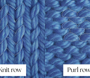 What Does Knit Row and Purl a Row Look Like
