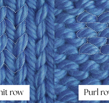 What Does Knit Row and Purl a Row Look Like