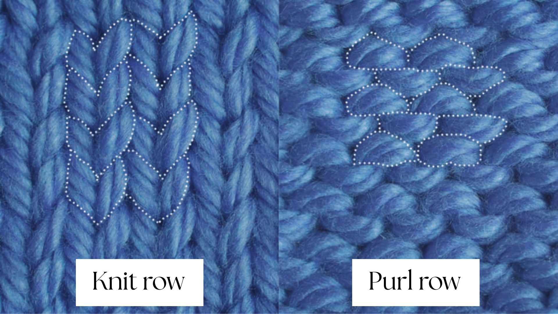 Knitted Rows What Does Knit Row and Purl a Row Look Like: Easy Guide for Beginners ...