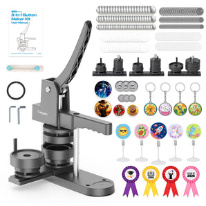 Caydo 3-in-1 Button Maker Machine Kit - Caydo