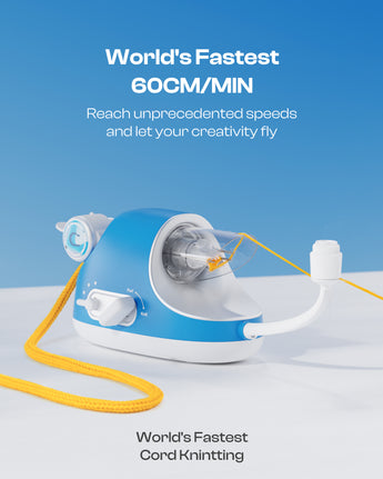 Electric i-Cord Knitting Tricotin Machine i1 Pro - Caydo