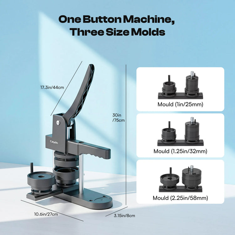 Caydo 3-in-1 Button Maker Machine Kit - Caydo