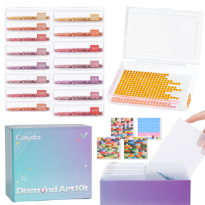 Diamond Painting Storage Containers Trays - Caydo