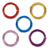 1 PACK 5-Color Aluminum Craft Wire  3.0mm*5M - Caydo