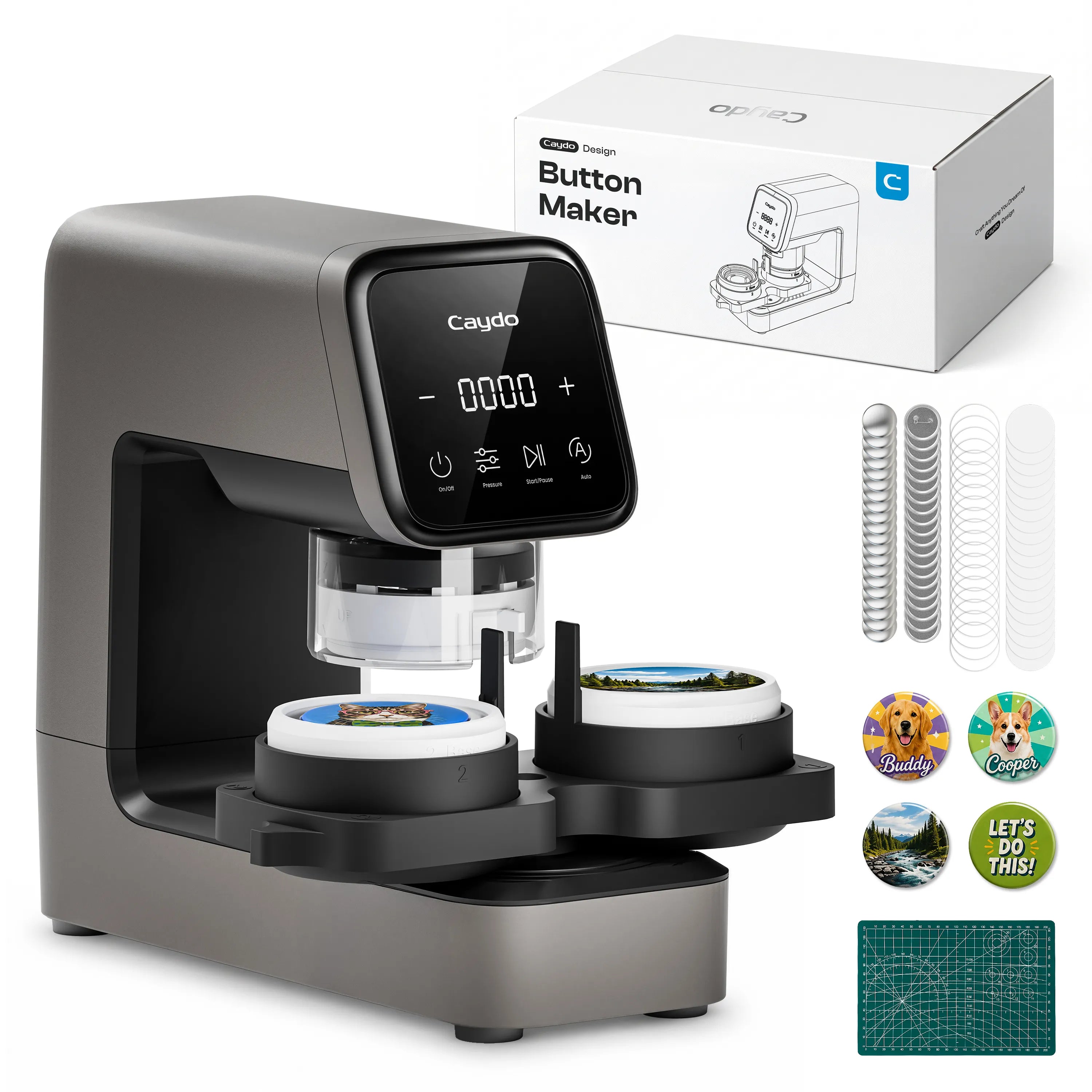 Caydo Elektrische Button-Maker-Maschine BM Pro