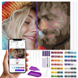 56-Color Quick Custom Diamond Painting Kit - Caydo