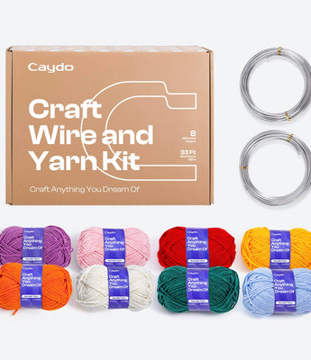 [Must-have] Knitting Yarn and Wire Set - Caydo