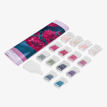 Cat and Safflower Diamond Painting - Caydo