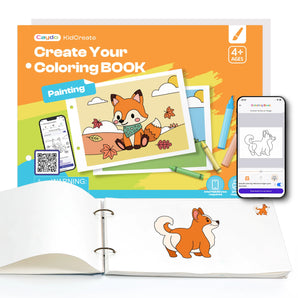Caydo Create Your Own Coloring Book for Kids with APP