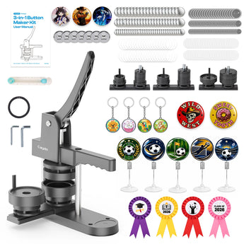 Caydo 3-in-1 Button Maker Machine Kit - Caydo