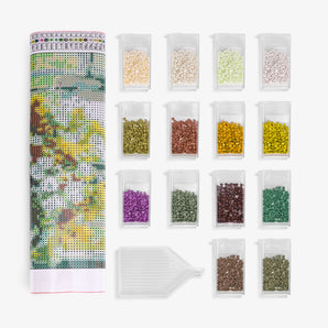 Flowers by the Window Diamond Painting - Caydo