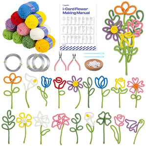 Caydo i-Cord Flower Making Kit for DIY Crafts - Caydo