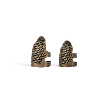 Exquisite Metal Duo Thimble Set - Caydo