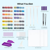 56-Color Quick Custom Diamond Painting Kit - Caydo