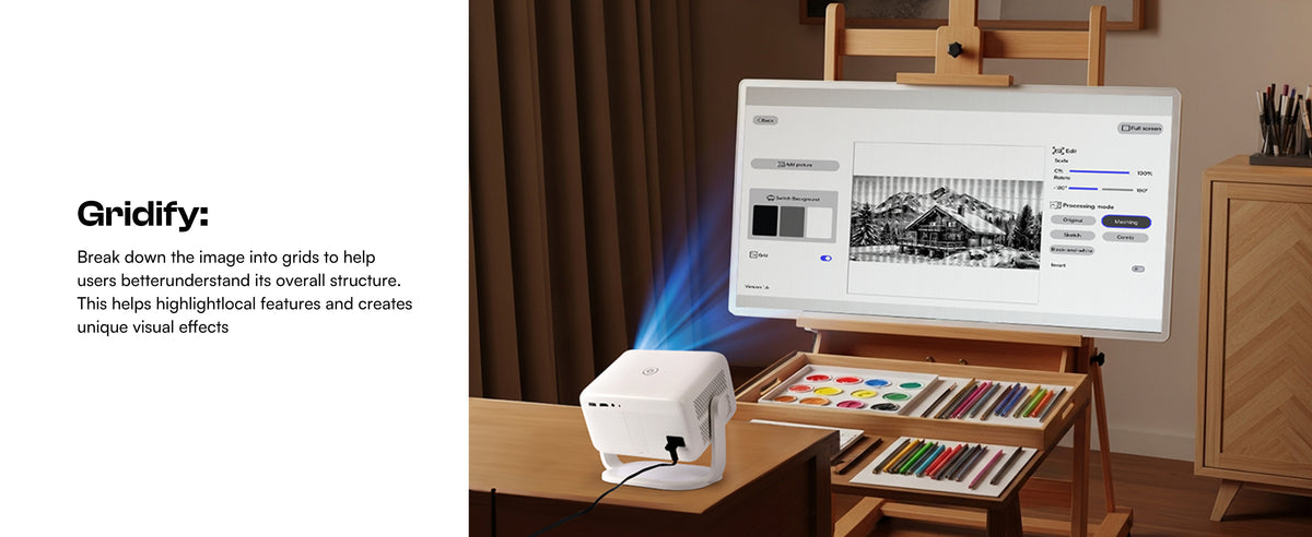 Projector Projecting Drawing Caydo P3 Art Projector, Drawing Projector with Exclusive Art-Drawing ...