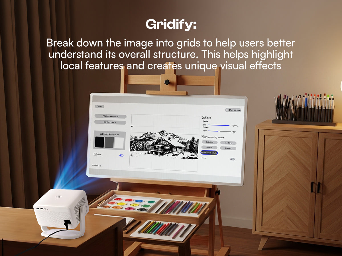 Caydo P3 Art Projector, Drawing Projector with Exclusive Art-Drawing ...