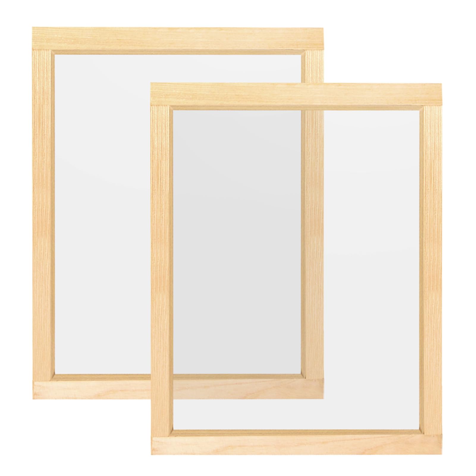 Caydo 2 Pieces 2 Sizes Wood Silk Screen Printing Frame