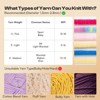 Caydo H1 Manual i-Cord Knitting Machine（六针） - Caydo