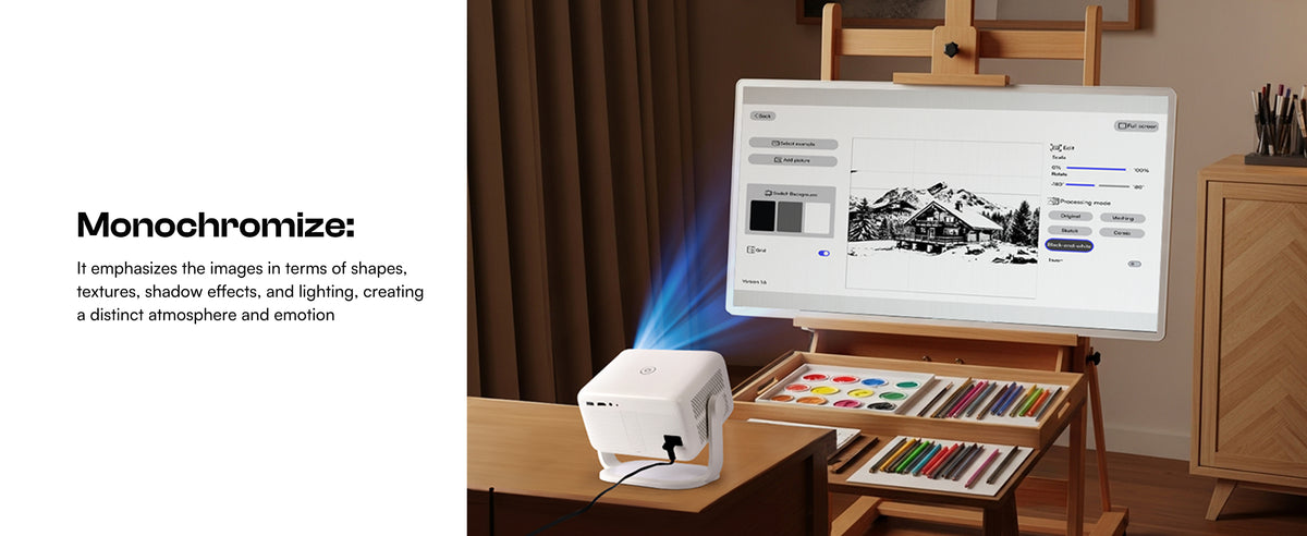 Pattern Projector App Caydo P3 Art Projector, Drawing Projector with Exclusive Art-Drawing ...