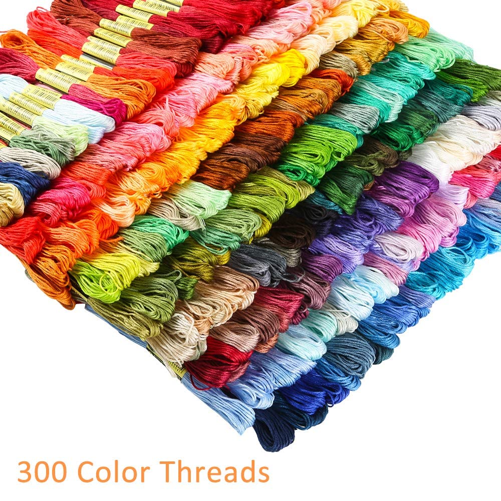 Caydo 300 Skeins Embroidery Thread