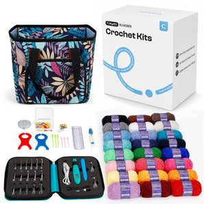 Caydo Light Up Crochet Hook Set Complete Kit