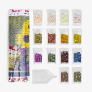 Diy Sunflower Diamond Painting - Caydo