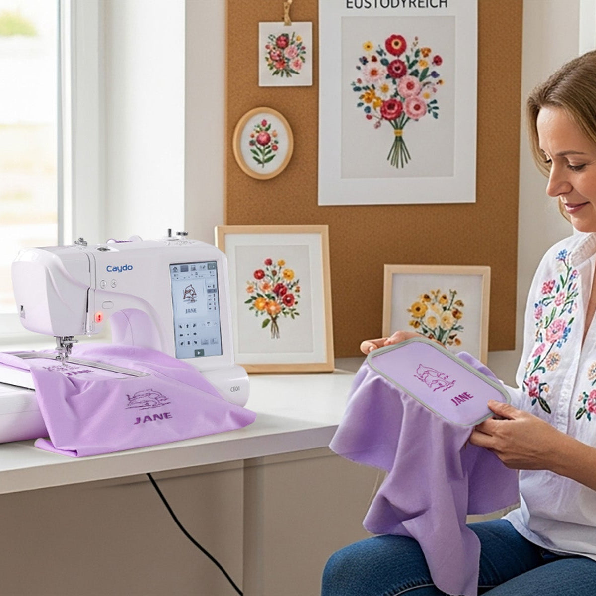 Computerized Smart Embroidery Machine CE01 - Caydo