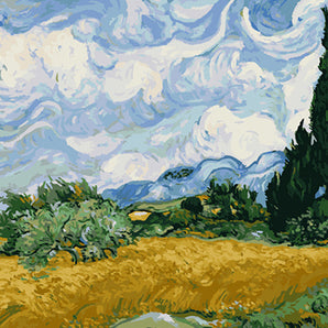 Wheat Field with Cypresses - Caydo