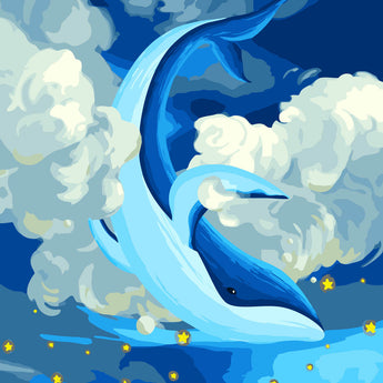 Glowing Venus White Cloud Dolphin - Caydo