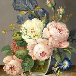 White and Pink Roses - Caydo