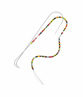 Large Eye Curved Beading Needles