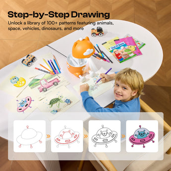 Caydo T3 AI Drawing Projector for Kids STEM Learning Toy - Caydo