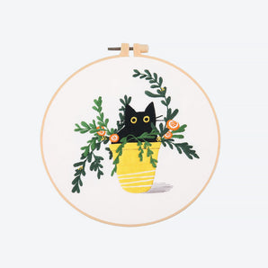 Embroidery Kit - Cat - Caydo