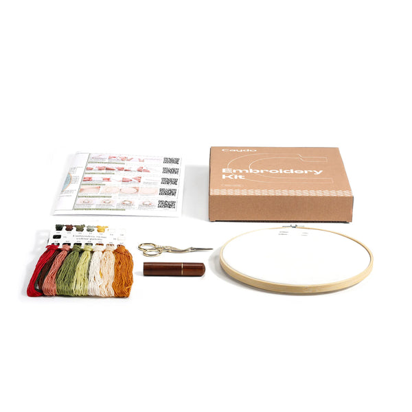 Beginner Embroidery 3 In 1 Kit - DIY Hand Stitching Set with