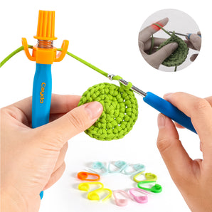 Crochet Holder - Ergonomic Yarn Guide Tool