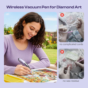 EP4 LED Vacuum Diamond Painting Pen - Caydo