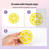 Caydo Fuse Beads Iron Kit with Pen, Design App & 200+ Patterns - Caydo