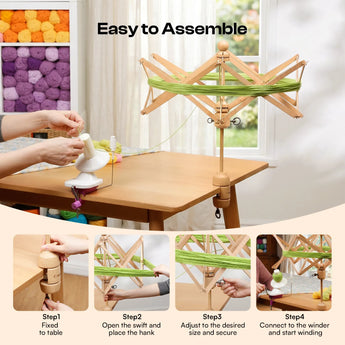 Wooden Yarn Swift - Caydo